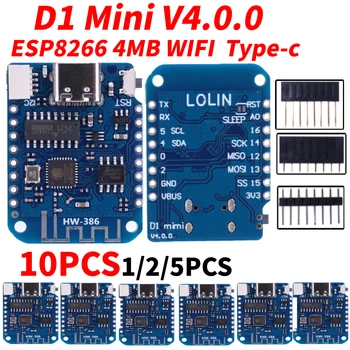 1/5/10PCS WeMos D1 Mini ESP8266 WIFI Internet Vecí Vývoj Doska Založená ESP-8266 D1 Mini V4.0.0 NodeMCU Lua internet vecí Palube