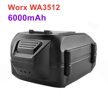 18V 6000mAh WA3512 Li-ion Batéria Náhradná pre Worx WA3525 WA3520 WA3575 WA3522 WA3523 WA3544 WA3671 náradie Batérie
