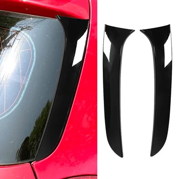 2 ks Zadné Okno, Spojler, Bočné Krídlo Lesklý Čierny ABS Antiaging pre BMW 1 Series F20 F21 2012-2019