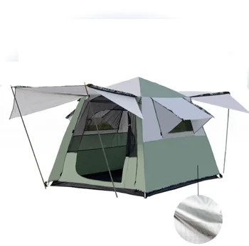 2022 Nový Trend Outdoor Camping Okamžité Pop až desať ton Jednoduché Nastavenie Oxford Handričkou 2-3 Osoby Stan Kvalitný Nepremokavý Stan