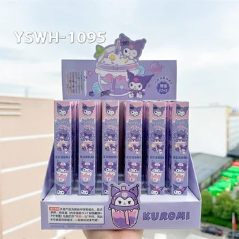 24pcs Skutočné Sanrio Nové Purple Planet Série Kuromi Gél Perá Pero Rollerball Nízke ťažisko, Neutrálne Pero Veľkoobchod
