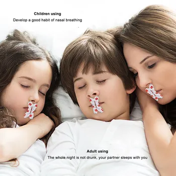 30PCS Ústa Páskou na Zmiernenie Chrápania Spanie Úžasný Upokojujúci Spánok Nos Dýchanie Ústami Pásky pre Deti, Dospelých Spánku