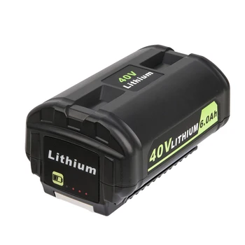 40V 6000mAh Lítium-Iónová Batéria OP4050A Vhodné pre 40-Volt Ryobi Batérie OP4015 OP4026 OP40201