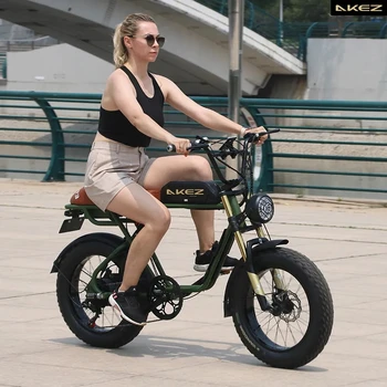 500W Elektrický Bicykel, 26 Palcové AKEZE Dospelých Elektrický Bicykel Vybavený 48V Odnímateľný Batérie, Až 750W 7-Rýchlosť