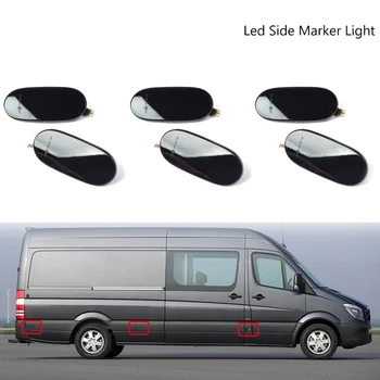 6X LED Dynamické Bočné Obrysové Zase Signálne Svetlá Indikátor Lampa pre Mercedes-Benz Sprinter W906 2006-2018 Crafter 2006-2016