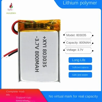 803035 Lítium Polymér Batéria 650mAh Nabíjateľná Bluetooth Slúchadlo Lítiová Batéria Mobile Skladovanie Energie