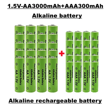AA+AAA 1,5 V batériou, 3000 MAH +3000 MAH, vhodné pre diaľkové ovládanie, hračky, hodiny, rádiá, atď., package predaj