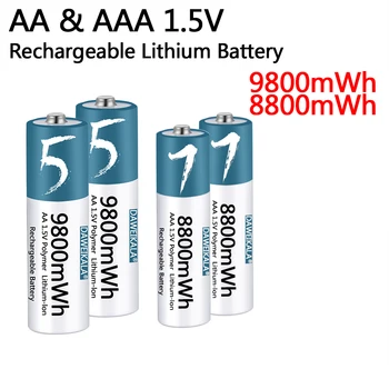 AA AAA Batérie 1,5 V Polymérová Nabíjateľná Lítium-iónová Batéria AA AAA Batérie pre diaľkové ovládanie myši malý ventilátor Elektrická hračka