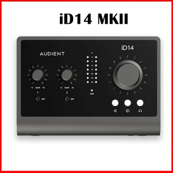 Audient iD14 MKII Profesionálne Hudobné Usporiadanie / Nahrávanie Audio Rozhranie JFET D. som USB AD-DA Audio Rozhranie Zvukovej Karty