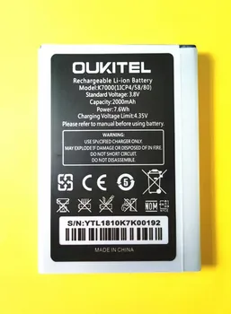 AZK 2000mAh Oukitel K7000 (11CP4/58/80) Batérie pre Oukitel K7000 Smartphone Nahradenie Accessary Na sklade