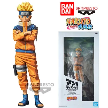 Bandai Banpresto Naruto Grandista Uzumaki Naruto#2 Manga Rozmery 23 cm Pôvodná Anime Obrázok Model Kid Hračka Darček Kolekcie
