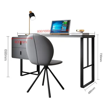 BGZ01 taliansky high-end domáce použitie pracovný stôl, písací stôl E1 triedy MDF drevené luxusný kancelársky stôl nábytok