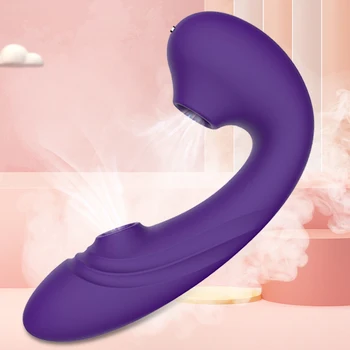 Dildo Klitorálny Sania napríklad vibrato Bradavky, Klitoris Vákuové Prísavky Vaginálne Stimulátor Masér Pre Ženy Sexy Hračky Dobré pre Dospelých 18