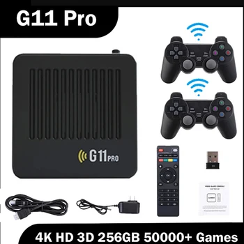G11 Pro Video Game Box Konzoly 64 G/128 G/256G Retro Hra Box Bezdrôtový ovládač 4K Výstup Postavený v 60000 Hry pre Android 9.0