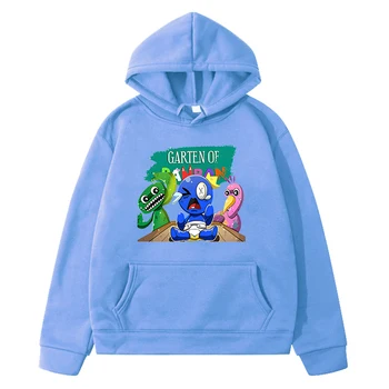 Garten z Banban Hoodies Mikina Bežné anime hoodie chlapci dievčatá oblečenie y2k sudadera Fleece Pulóver Jeseň Deti oblečenie