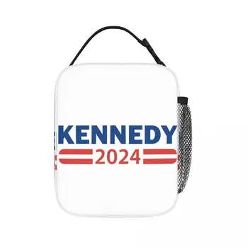 Hlasovanie Kennedy 2024 Na Prezidenta Izolované Obed Taška Nepresakuje Pikniková Taška Tepelnej Lunch Box Obed Tote pre Ženu, Prácu, Deti, Školy