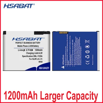 HSABAT 0 Cyklus 1200mAh BK60 Batérie pre Motorola SLVR L9 L7C W510 A1800 L71 L72 A1600 E8 EM30 V750 i425e Q700 i290 Akumulátor