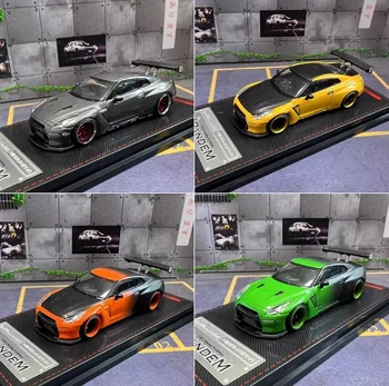 IG Zapaľovanie 1:64 Nissan R35 GT-R PANDEM Zbierky die-cast zliatiny auto dekorácie model hračky