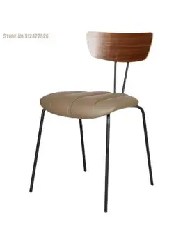 Iron art Nordic jednoduché moderné svetlo luxusných Amerických retro dizajnér stoličky reštaurácia, kaviareň domov stoličky