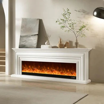 Jednoduché ohnisko TV kabinet domov obývacia izba villa simulácia plameň elektrický krb dekorácie