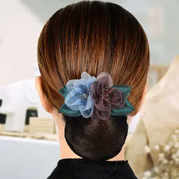 Kórejská verzia crystal hodvábna priadza, kvet jari vlasy klip čisté vrecku banka sestra profesionálne dámske módne doplnky do vlasov