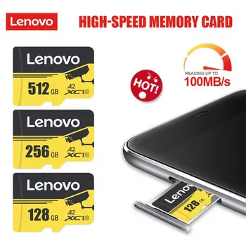Lenovo SD Pamäťová Karta 32 GB, 16 GB Flash Pamäte SD Karty 64GB Micro TF/SD Karty 128 GB 8 GB Class 10 Vysokej Rýchlosti A2 Pre Kameru/Drone