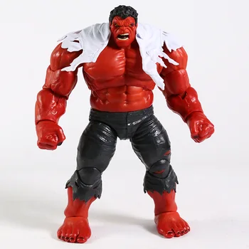 Marvel Šedá / Červená Hulk Akcie Obrázok Hračka Bábika Brinquedos Figurals Zber Model Darček