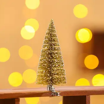 Miniatúrne Stromčeky s Klip Klip-na Vianočné Stromčeky Realistické Mini Vianočné Stromčeky Živé Farby Non-vyblednutiu pre