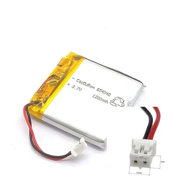Nabíjateľná 3,7 V 1200Mah 654040 Lítium-Polymérová Ion Batéria Pre NOTEBOOK SMART HODINKY GPS MOBILNÉ energetické NABÍJANIE POKLAD POWER DVD