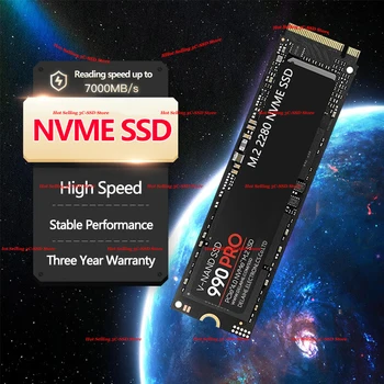 Najnovšia originálna SAM 990Pro 4TB disk SSD M. 2 2280 PCIe 4.0 NVME Veľká Kapacita Internej jednotky ssd (Solid State Disk na Notebooku/PC/PlayStation 5