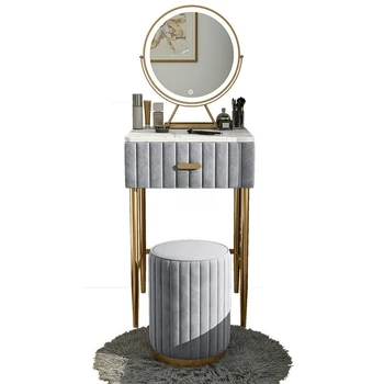 Nordic Ultra-úzke Príborníky jednoduché Spálne Nábytok Moderný Malý Byt Toaletný Stolík Luxusné Tvorivé košík E