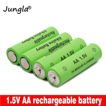 Nová Značka AA nabíjateľné batérie 4000mah 1,5 V Nové Alkalické Nabíjateľná batery pre led svetlo hračka mp3 doprava Zadarmo