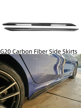 Pre G20 (Carbon Fiber Strane Sukne Rozšírenia Pery M Performance pre Nové BMW Radu 3 G20 G28 Športy 320 330 340 2019- DO Tela Súpravy