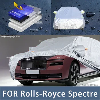 Pre Rolls-Royce Spectre Vonkajšie Ochrany Full Auto Pokrýva Snehová pokrývka Slnečník Vodotesný, Prachotesný Exteriéru Auto príslušenstvo