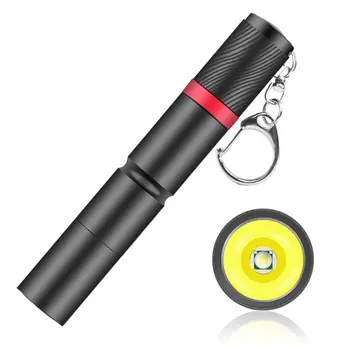 Prenosné Pera Light Keychain Mini Baterka Vrecku LED Baterkou Pero Clip LED Baterka Ruky, Ľahké Použitie AAA Batérie
