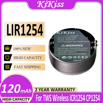 Pôvodné KiKiss Batérie LIR1254 120mAh Pre Sony WF-1000XM3 WF-1000X TWS pravda bezdrôtový Bluetooth headset ICR1254 CP1254 kontakty batérie