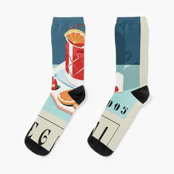 Retro Negroni Klasické Ponožky ponožky zábavné ponožky pre mužov