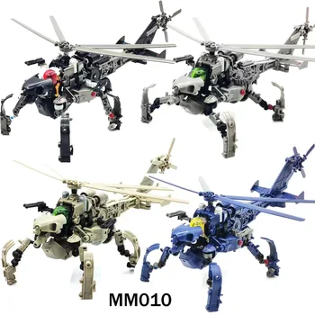 RIHIO Akčné Figúrky, Hračky Multi Priepasti MM-010 MM010 Dragonfly Vrtuľník Logistiky Predné Brnenie V-Odkaz Mecha Série Transformácie