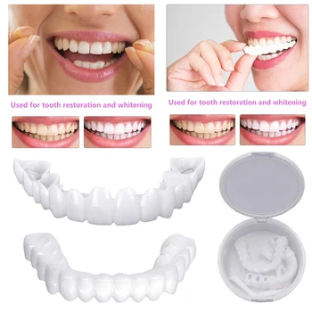 Starostlivosť O Chrup Hornej Dolnej Falošné Zuby Pokrytie Zubné Krásy Oprava Úsmev Dyhy Zubné Defekt Oprava Ústnej Hygieny Nástroje
