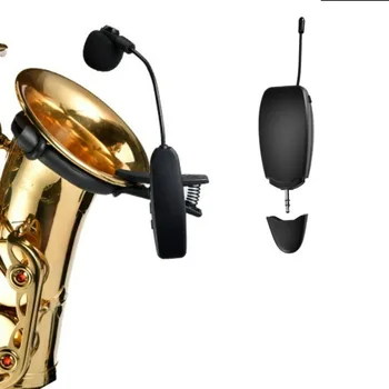 UHF Bezdrôtová Saxofón Mikrofón Systém Hudobné Nástroje Reproduktor Hlasová Zosilňovač Bezdrôtový Prijímač Vysielač pre Trúba