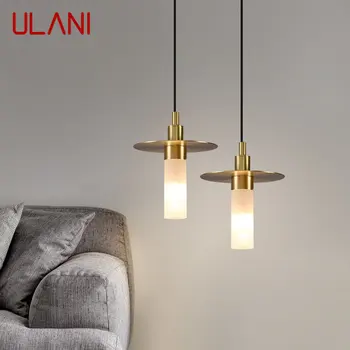 ULANI Moderné Mosadz Prívesok Závesné Svetlo LED Nordic Jednoducho Kreatívne Luster Lampa Pre Domáce Jedáleň, Spálňa Bar