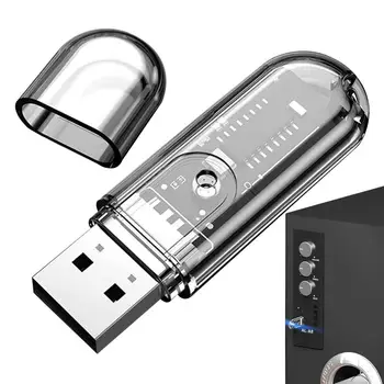 USB, Aux Adaptér pre Audio Zariadenia, Prenosné Bezpečné USB 5.3 Prijímač vysokorýchlostné V aute Hudbu Príjem Adaptér Multifunkčné A
